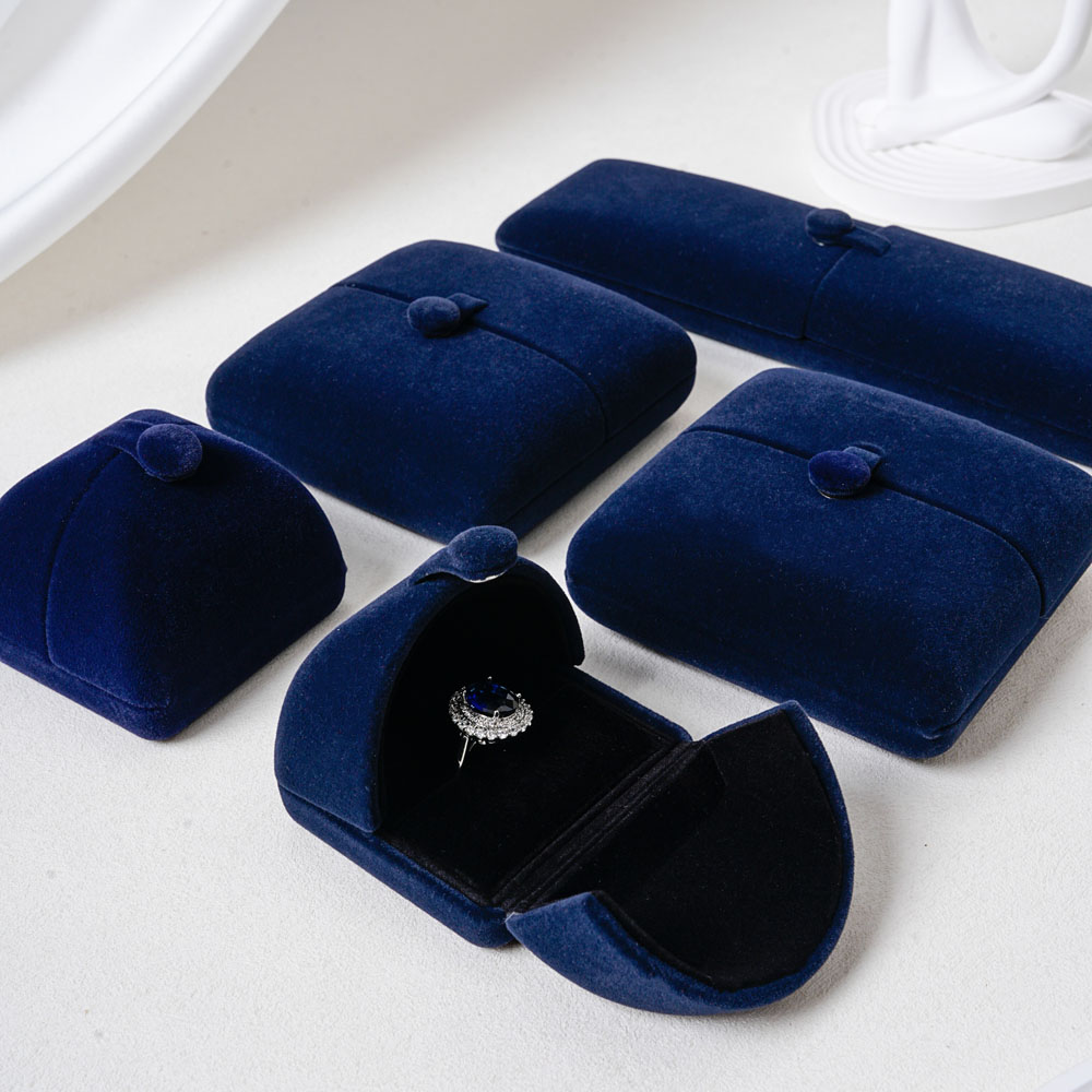 velvet covered jewelry package set