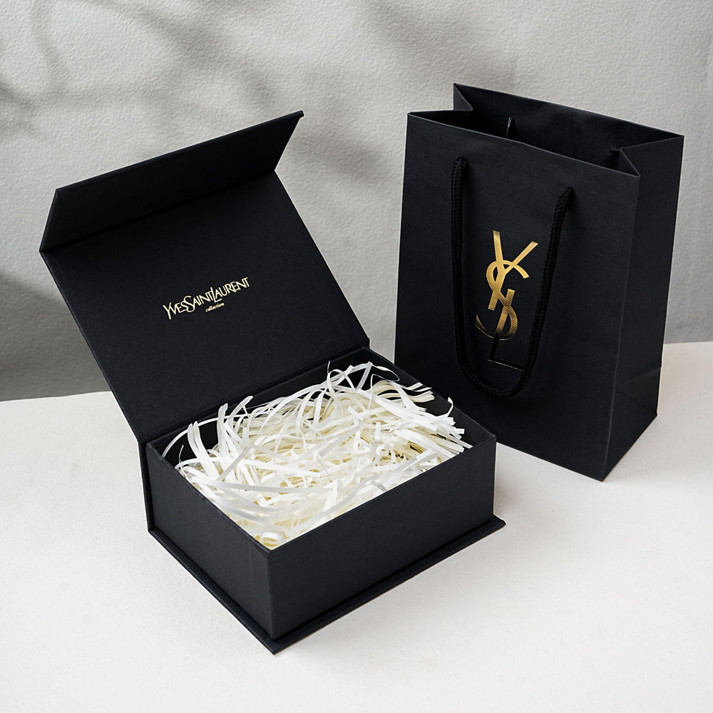 book style box set with paper silk
